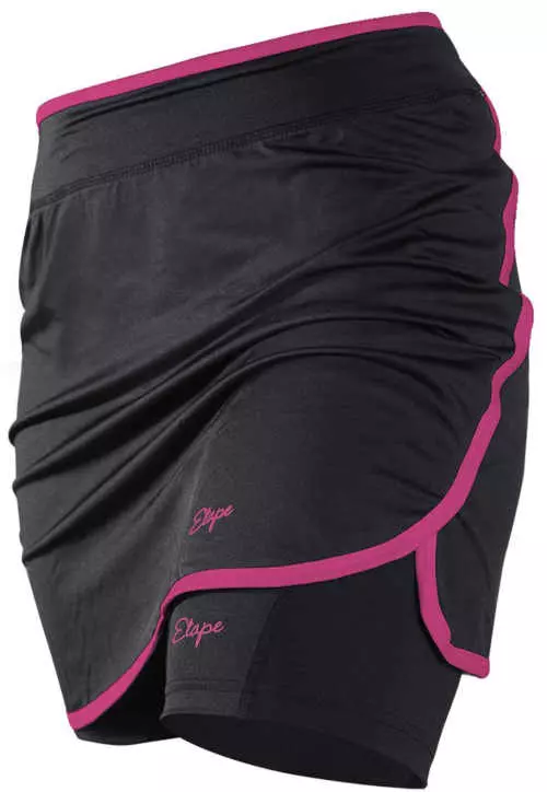 Crna i ružičasta biciklistička suknja