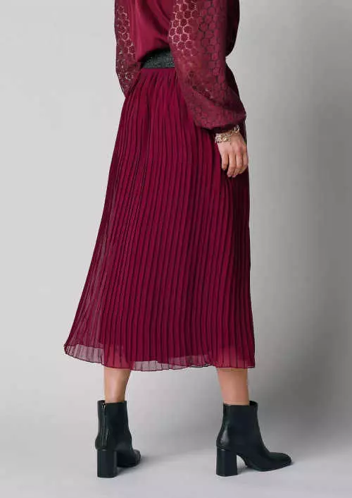 Moderna obična plisirana suknja