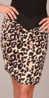 Ženske kratke leopard suknje