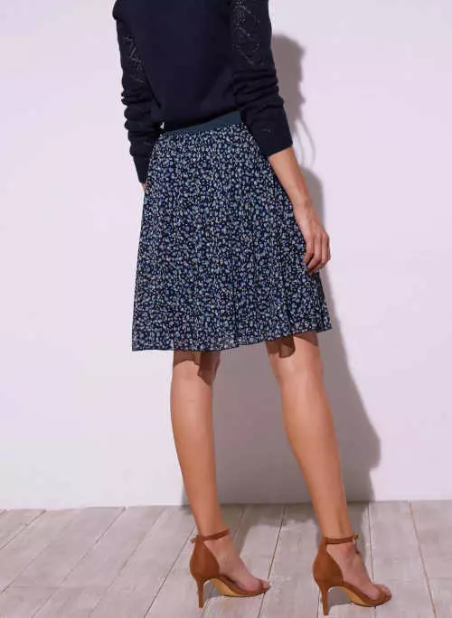 Elegantna ženska kratka suknja sa suptilnim printom